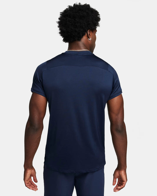 NikeCourt Advantage Men's Dri-FIT Tennis Top - Obsidian - FD5320-451