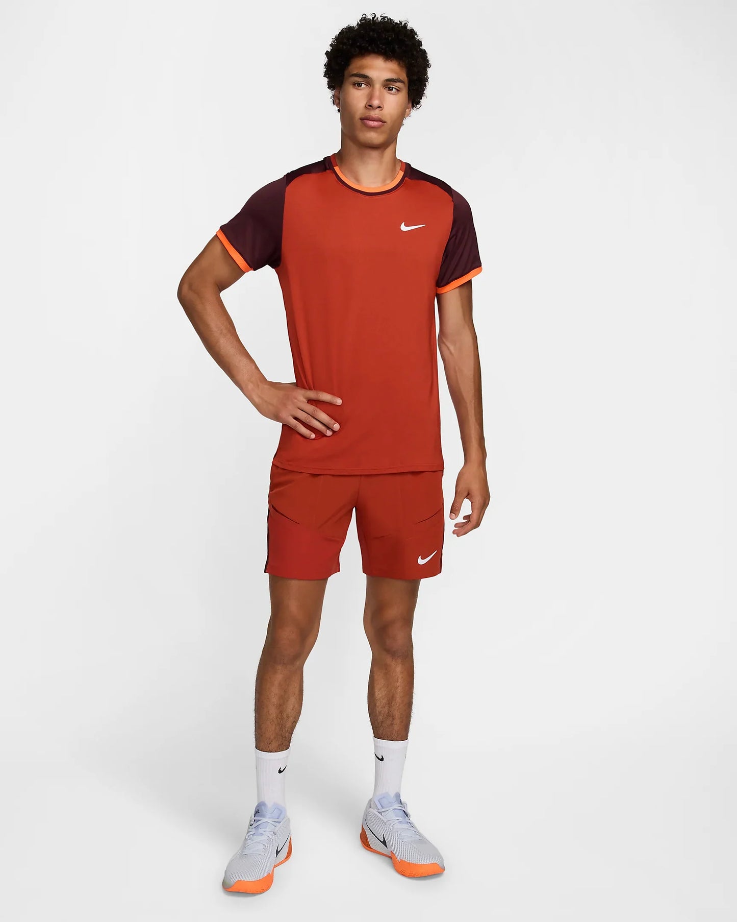 NikeCourt Advantage Men's Dri-FIT Tennis Top - Red - FD5320-626