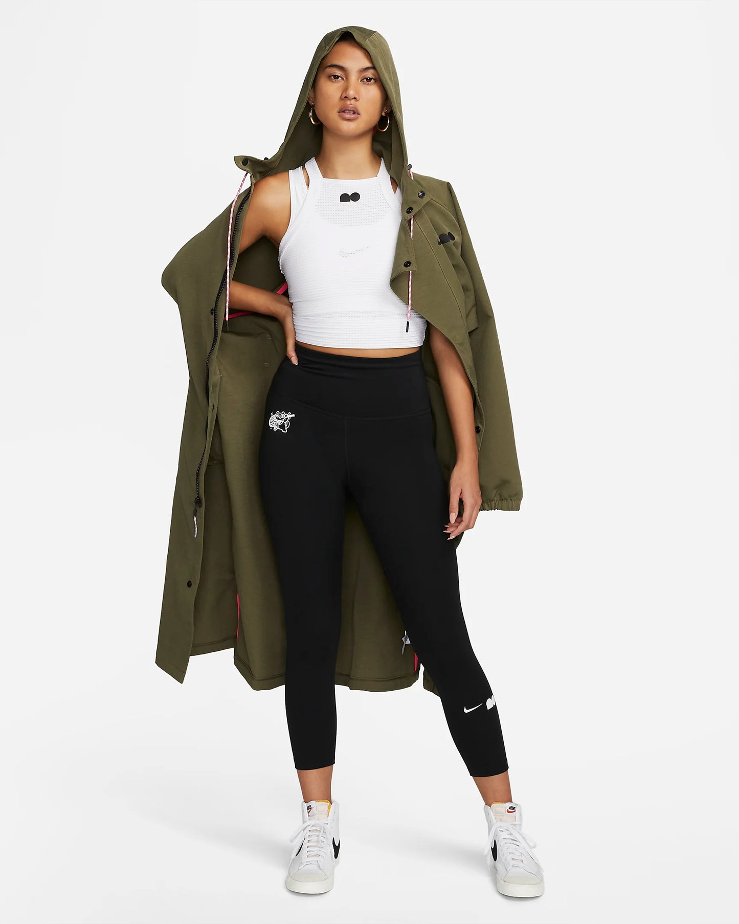 Naomi Osaka High-Waisted Cropped Leggings
