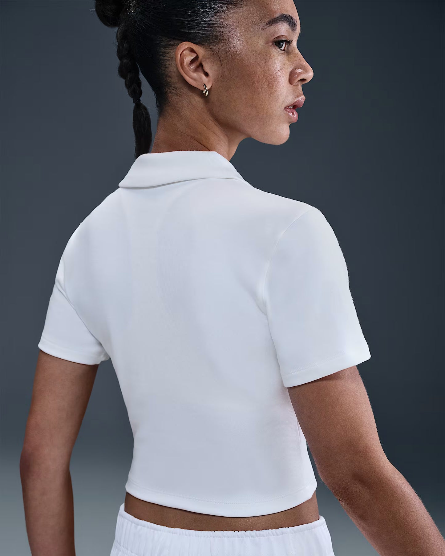 NikeCourt Heritage Women's Short Sleeve Cropped Tennis Polo