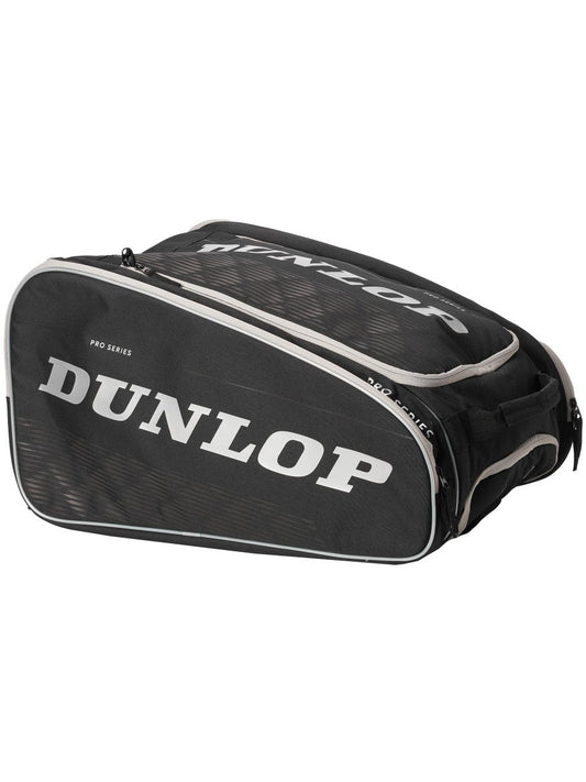 Dunlop Paletero Pro Series Black Silver padel bag side view
