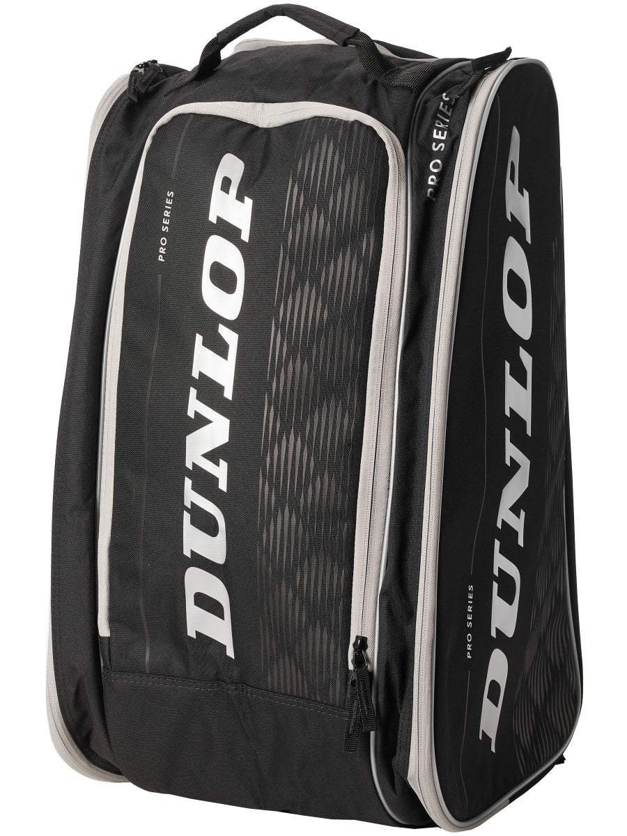 Dunlop Paletero Pro Series Black Silver padel bag detail
