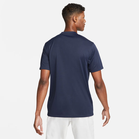 NikeCourt Dri-FIT Men's Tennis Blade Polo - Obsidian - DJ4167-451