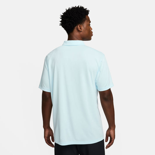 NikeCourt Dri-FIT Men's Tennis Polo - Glacier Blue Black - DH0857-476