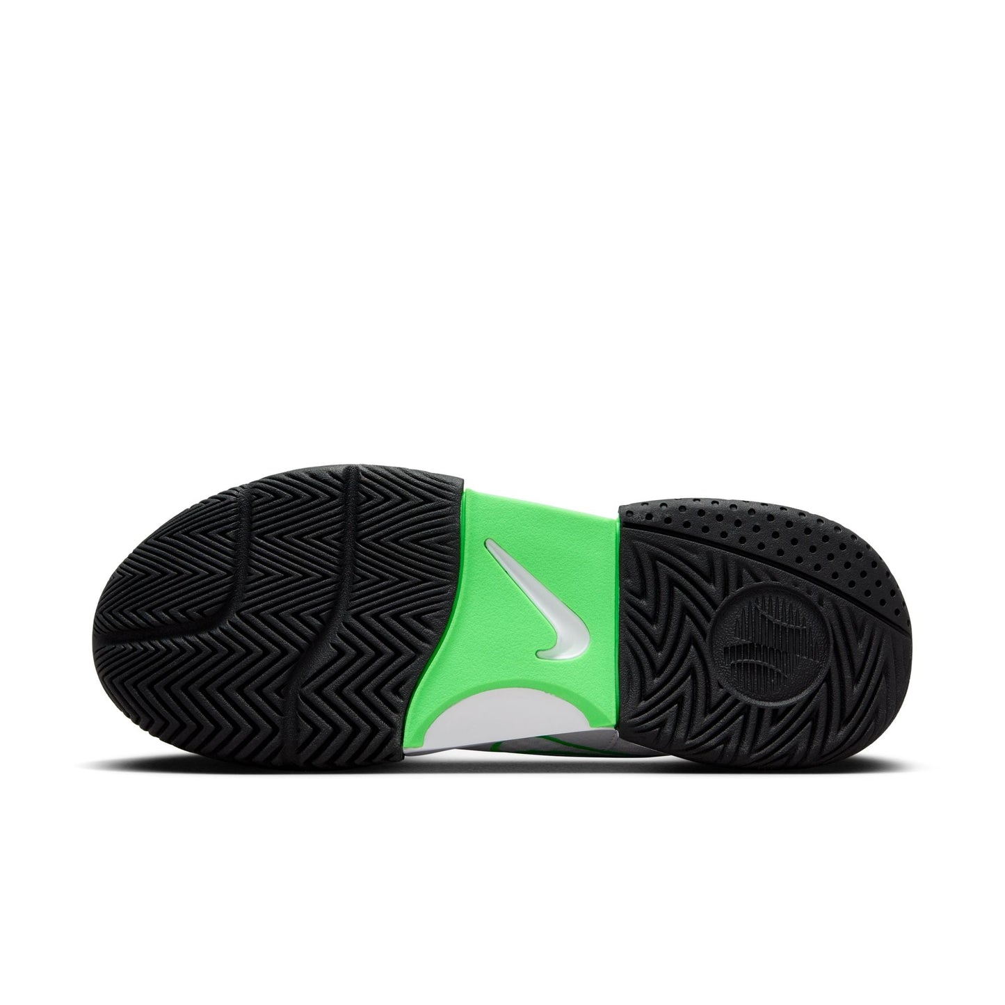 NikeCourt Vapor Lite 4 Womens' Hard Court Tennis Shoes - White Poison Green-Black - FD6575-105