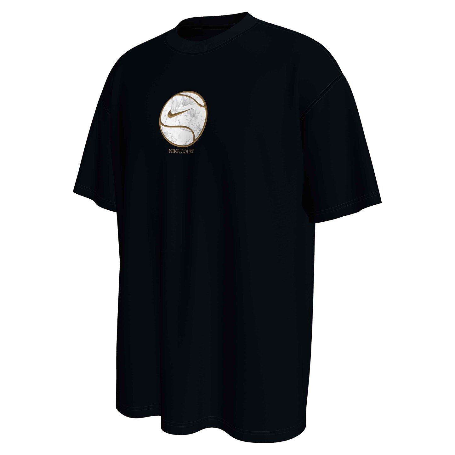 Nike Men's NikeCourt Dri-FIT Tee M90 Shadow Masters - Black - IO6234-010