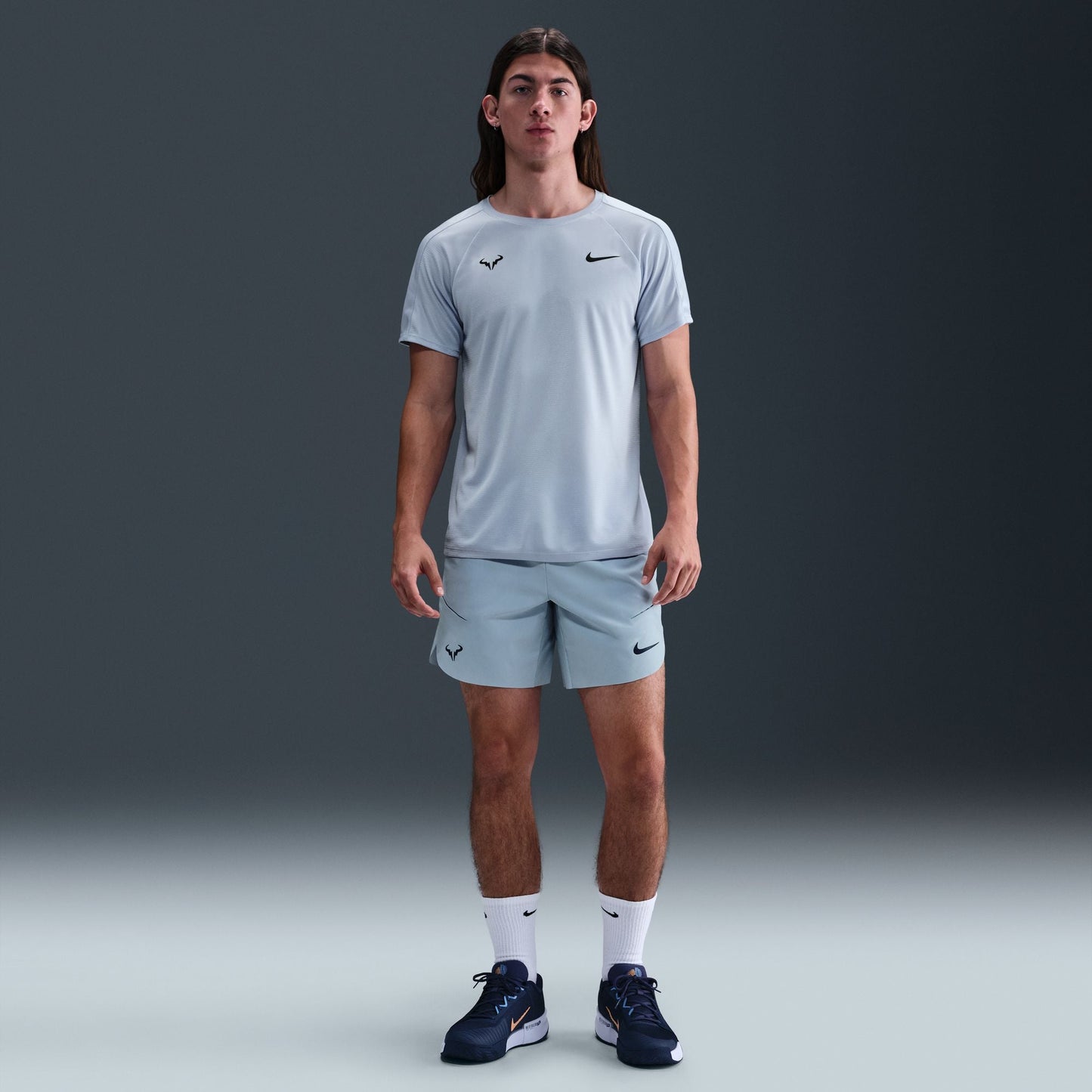 Rafa Dri-FIT Shorts - Lt Armory Blue Midnight Navy - DV2881-440
