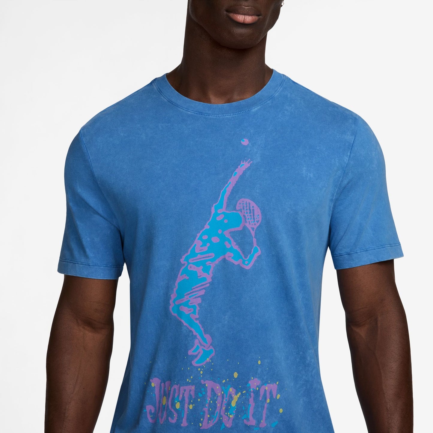 NikeCourt Men's Tennis T-Shirt - Spring 2025 - Blue - HQ0790-402
