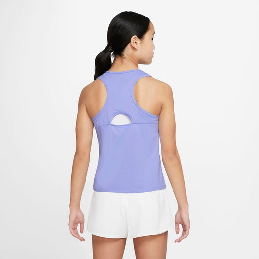 Nike Girl's NikeCourt Dri-FIT Victory Tank - Light Thistle - CV7573-569