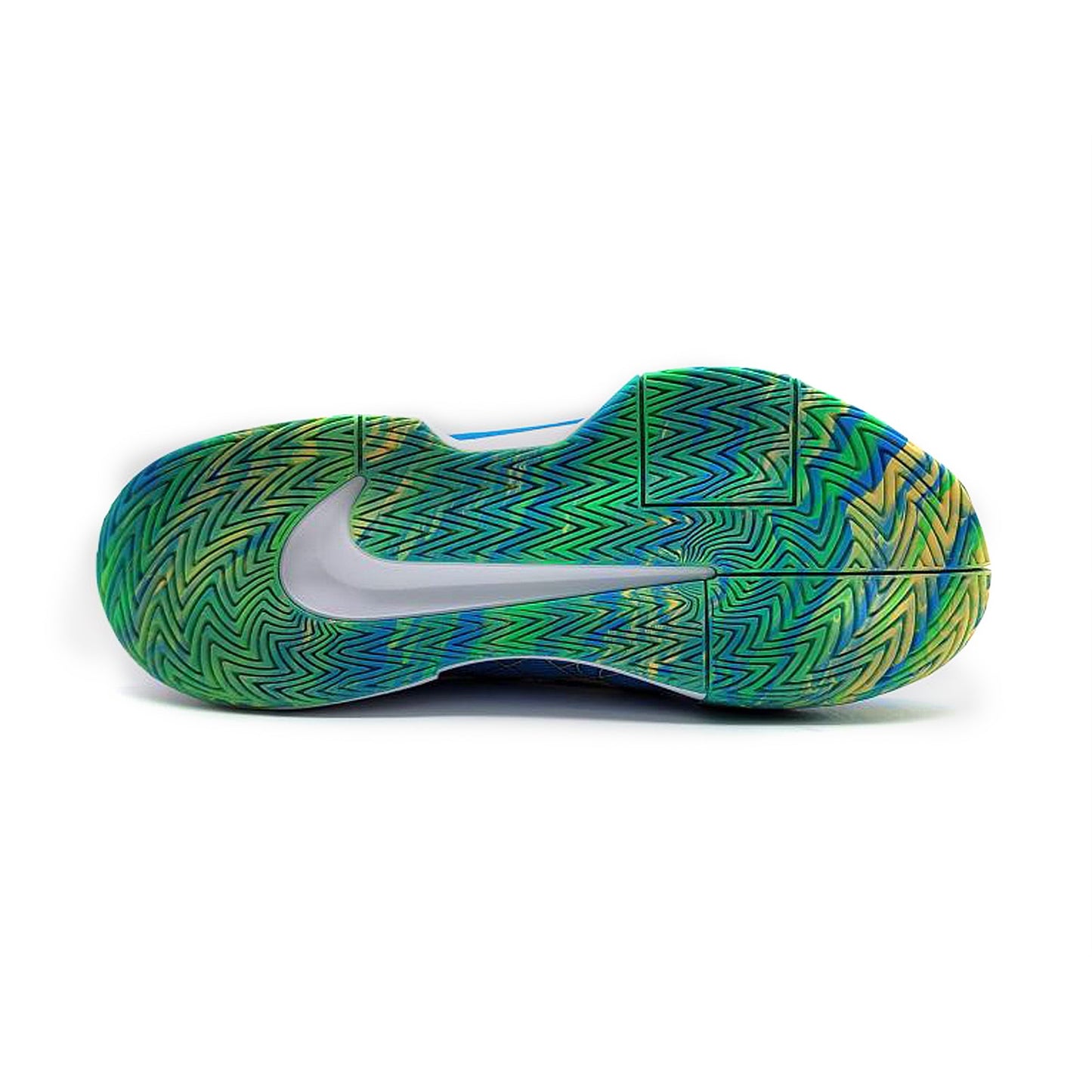 Nike Men's Hard Court Nike Zoom Challenge Pickleball Shoes - Blue / Green - FQ4154-401