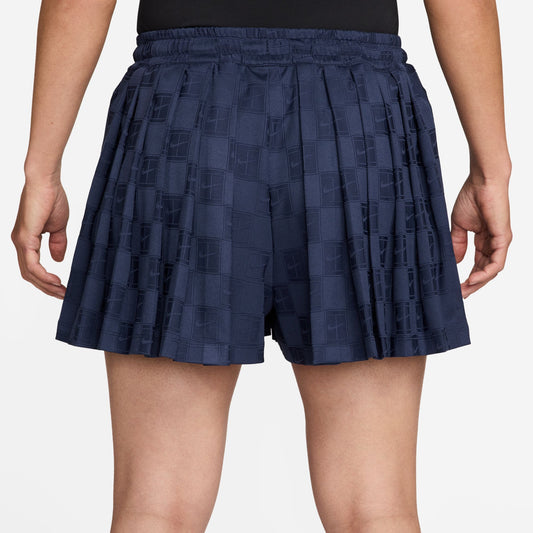Nike Women's NikeCourt Dri-FIT High-Waisted Short - Midnight Navy - IB0769-410