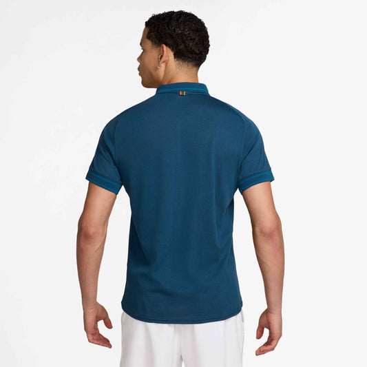 NikeCourt Heritage Men's Tennis Polo - Blue Force - FQ2101-415