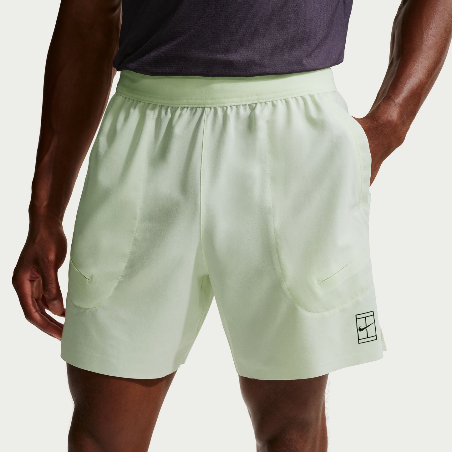 Nike Men's NikeCourt Dri-FIT Advantage 6in Short - Volt - FZ6913-709