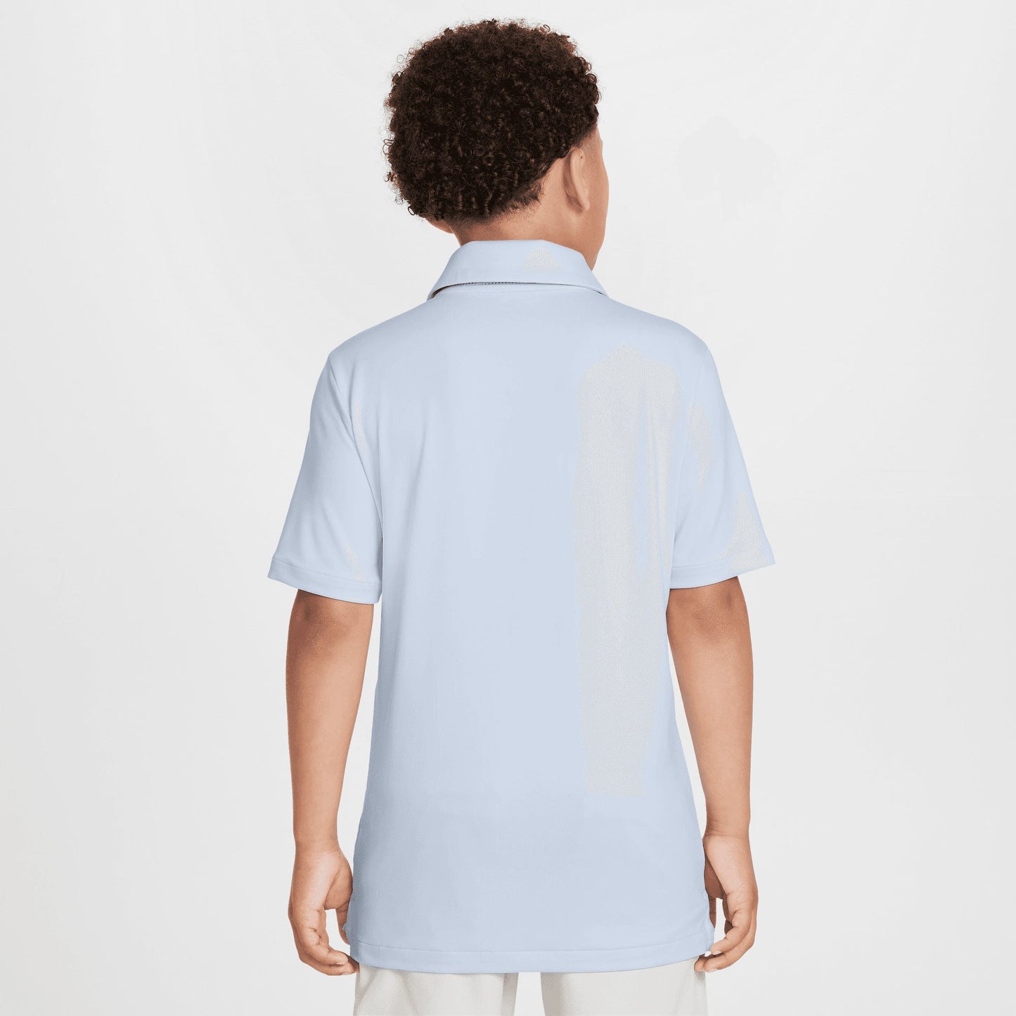 Nike Boy's Dri-FIT Tour Polo Solid - Football Grey Black - FV0299-085