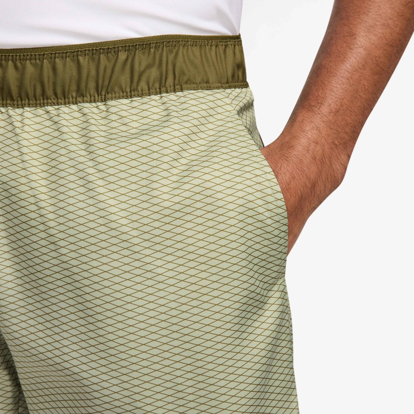 Nike Men's NikeCourt Dri-FIT Victory Short 7in Australian Open - Olive - HM6514-371