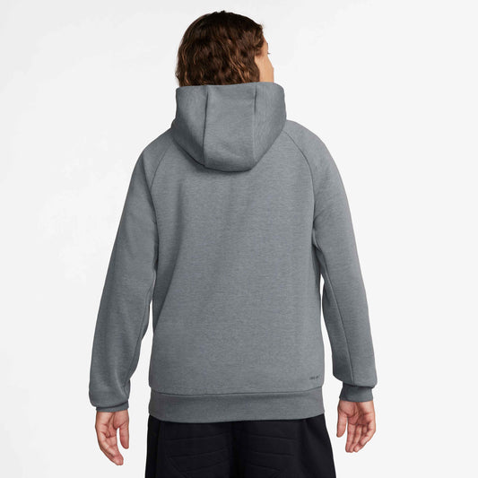 Nike Men's Dri-FIT Uv Primary Pull-Over Hoodie - Cool Grey Htr Cool Grey - FZ0969-065