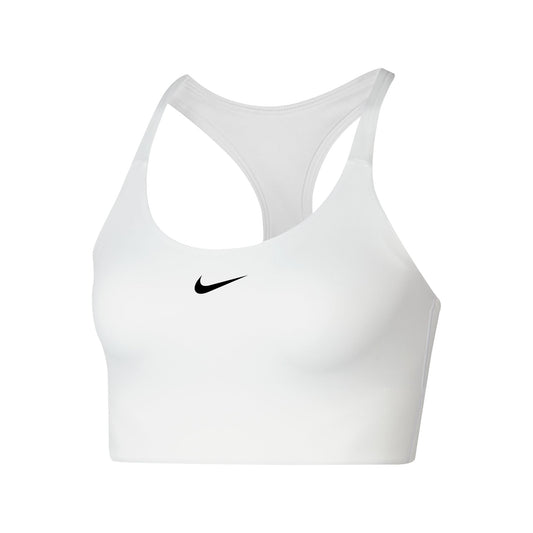 Nike Swoosh Women's Medium-Support Bra - White - BV3636-100