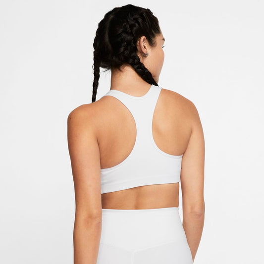 Nike Swoosh Women's Medium-Support Bra - White - BV3636-100