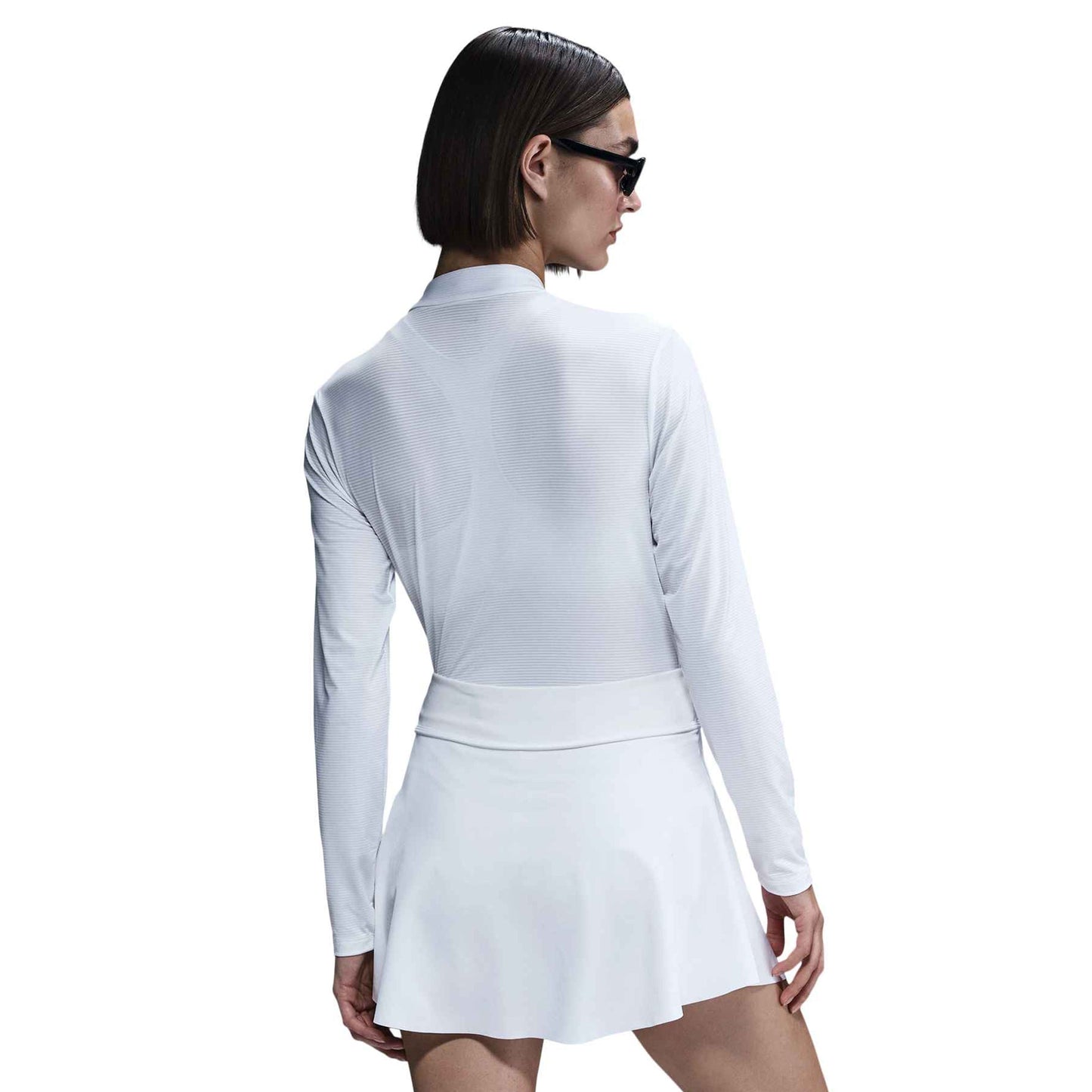 Nike Women's Dri-FIT Victory Half Zip Top - White - HF6586-100