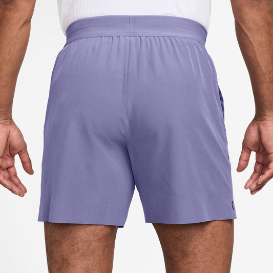 Nike Men's NikeCourt Dri-FIT Advantage 6in Short - Dusty Amethyst - FZ6913-527