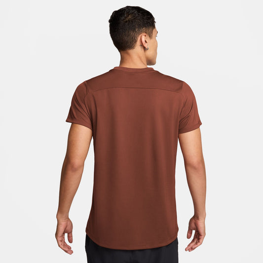 Nike Men's NikeCourt Dry Victory Top - Brown - FZ6921-662