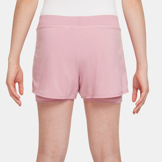 Nike Girl's NikeCourt Dri-FIT Victory Short - Elemental Pink - DB5612-698