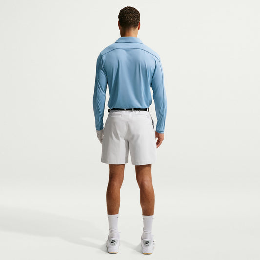 Nike Men's Dri-FIT Par Polo Long Sleeve - Work Blue - IQ7062-486