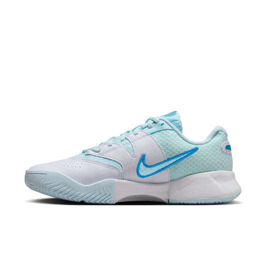 NikeCourt Vapor Lite 4 Womens' Hard Court Tennis Shoes - Glacier Blue Star Blue-White - FD6575-400