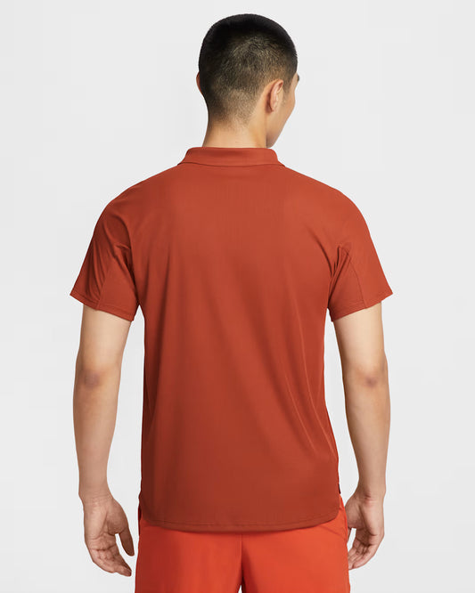 Nike Men's NikeCourt Dri-FIT Advantage Slam Polo New York - Rugged Orange - HM6752-832