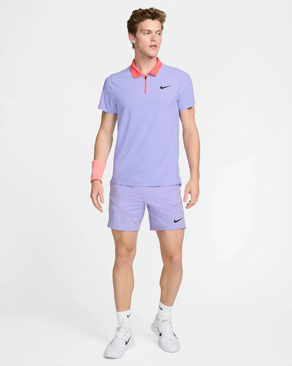 Nike Men's Slam Dri-FIT Advantage Slam Ultimate Tennis Polo - Light Purple - FQ2015-580
