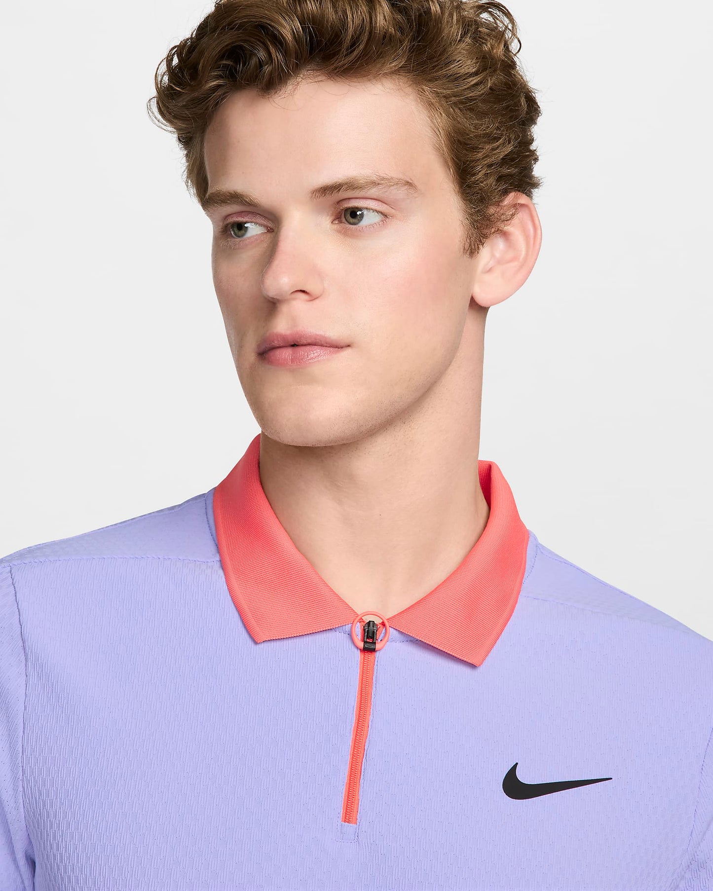 Nike Men's Slam Dri-FIT Advantage Slam Ultimate Tennis Polo - Light Purple - FQ2015-580