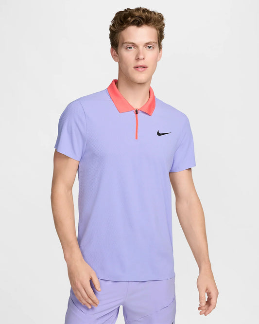 Nike Men's Slam Dri-FIT Advantage Slam Ultimate Tennis Polo - Light Purple - FQ2015-580
