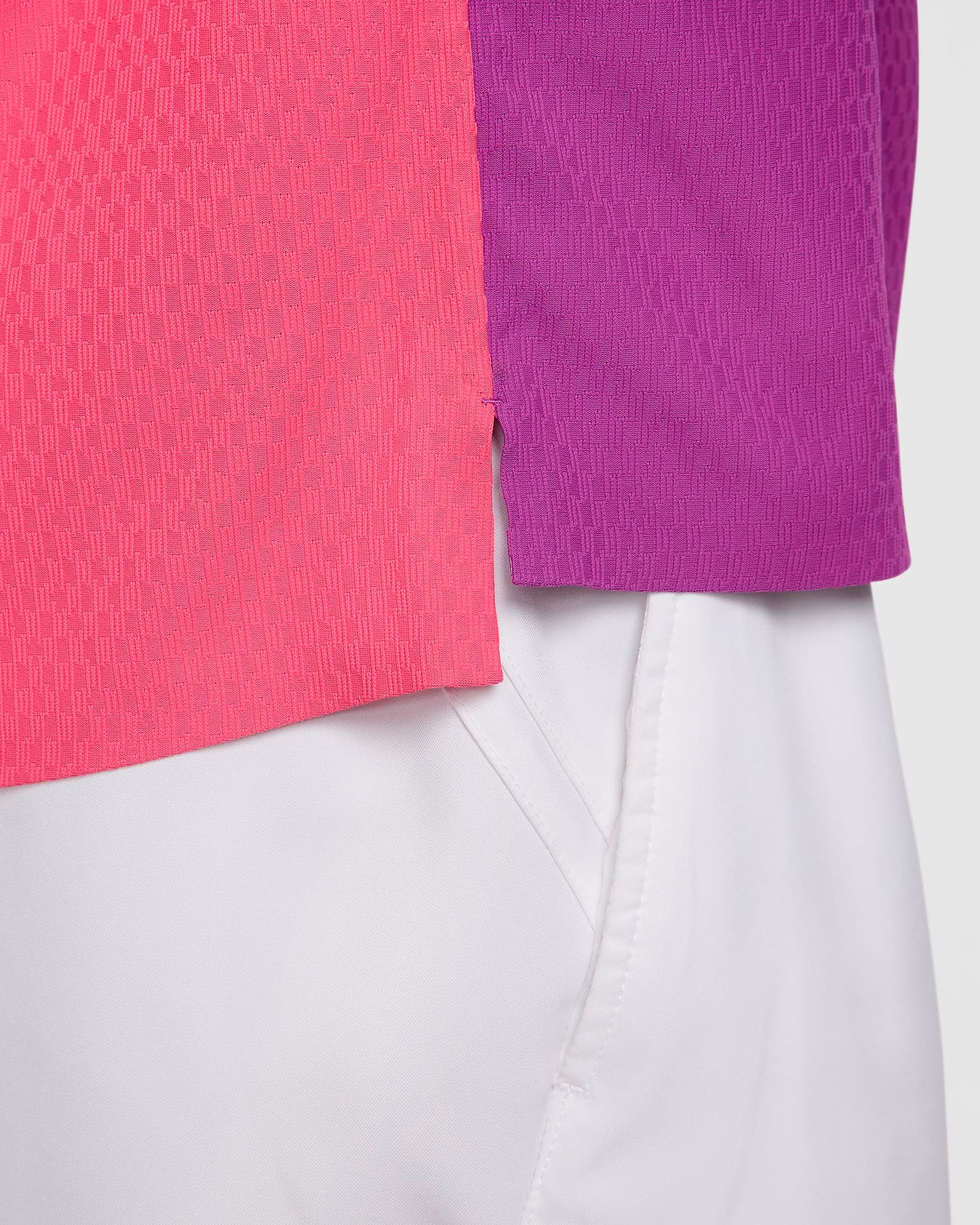 Nike Men's Slam Dri-FIT Advantage Slam Ultimate Tennis Polo - Hot Fuchsia Aster Pink White - FQ2015-518