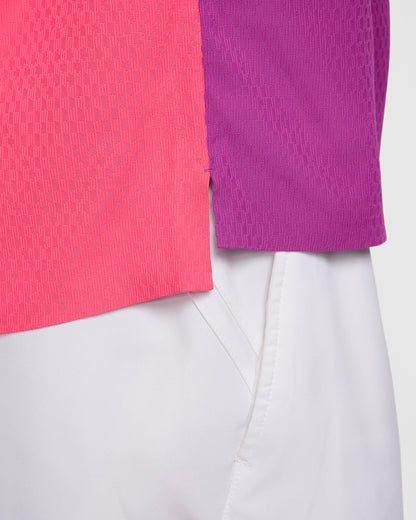Nike Men's Slam Dri-FIT Advantage Slam Ultimate Tennis Polo - Hot Fuchsia Aster Pink White - FQ2015-518