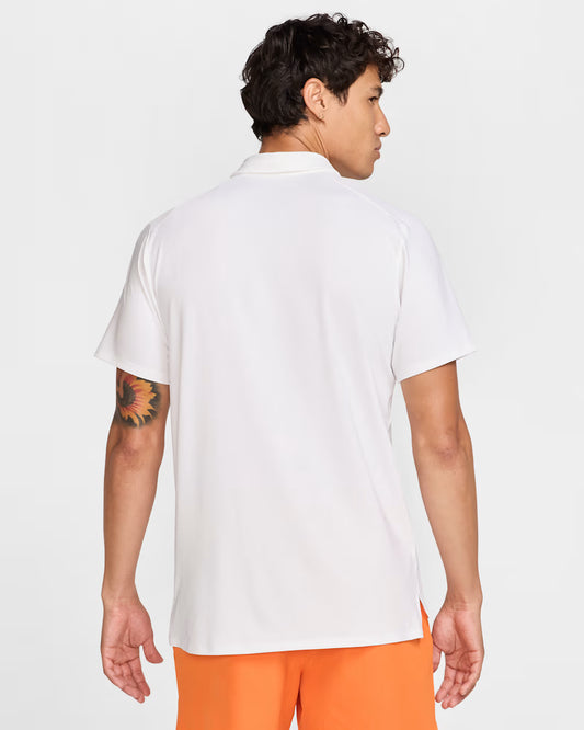 NikeCourt Advantage Men's Dri-FIT Tennis Polo - 2025 - White - FZ6907-100
