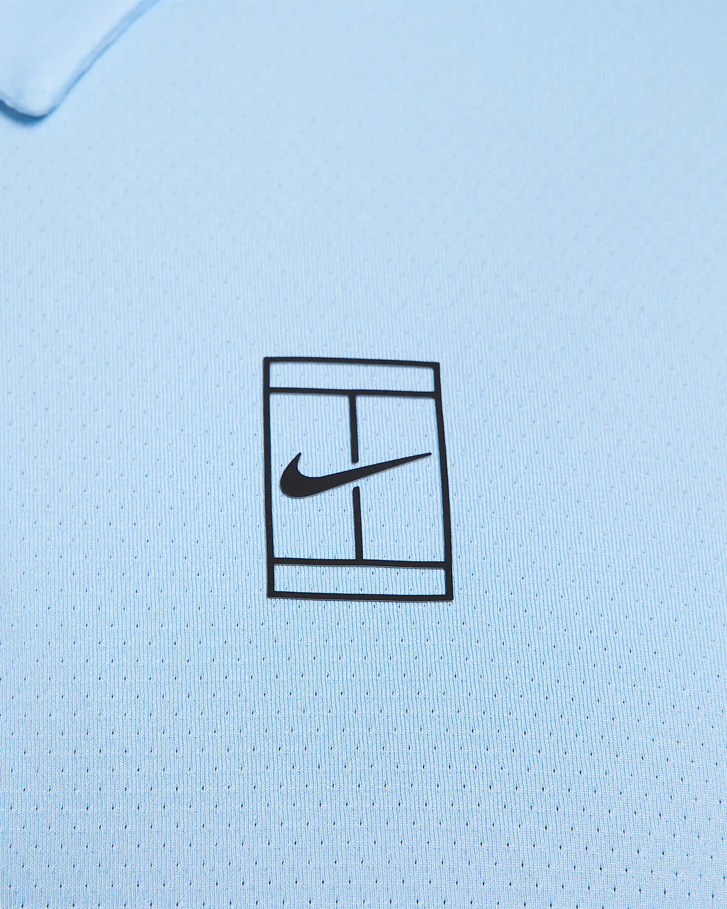 NikeCourt Advantage Men's Dri-FIT Tennis Polo - Psychic Blue Star Blue Black - FZ6907-422