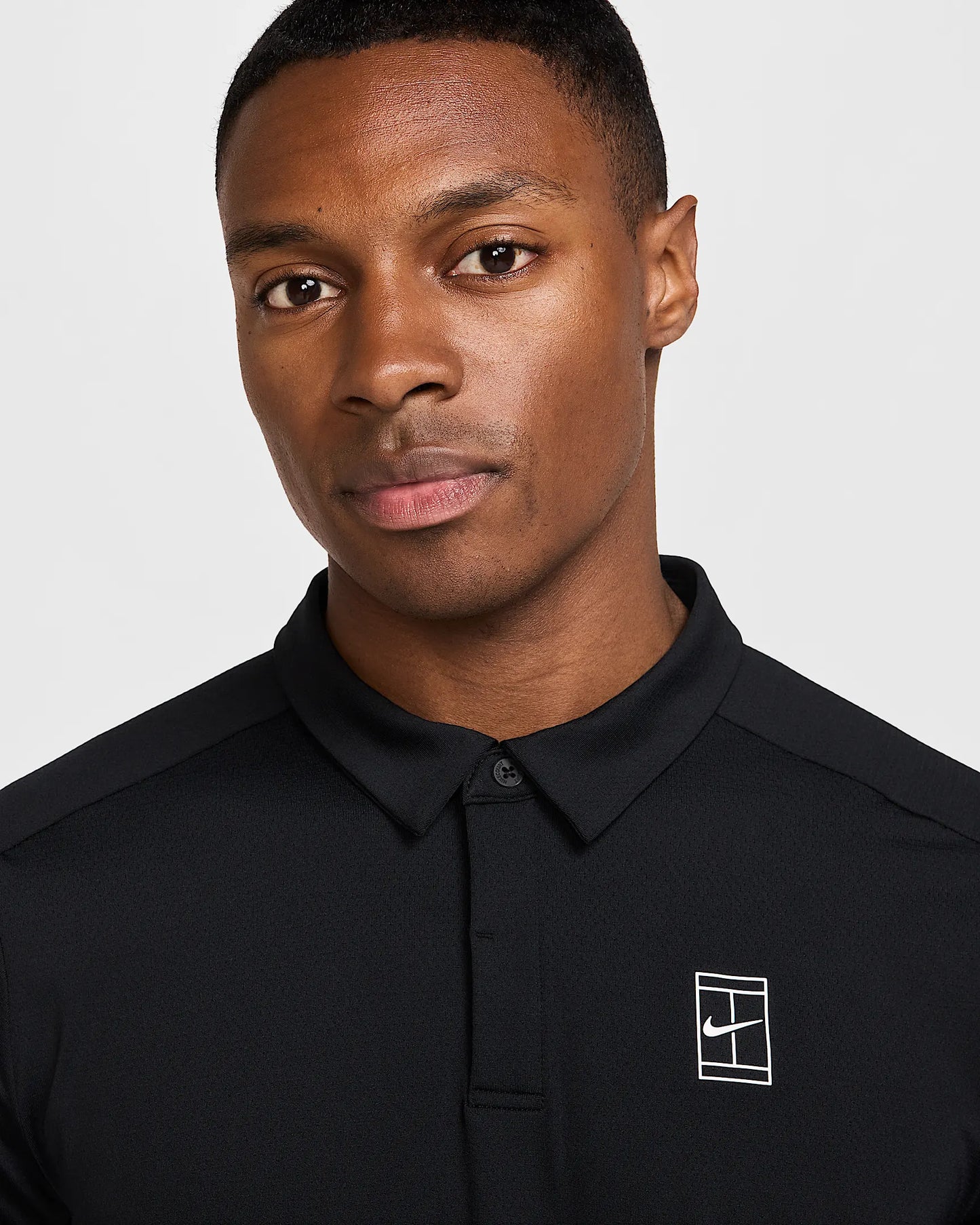 NikeCourt Advantage Men's Dri-FIT Tennis Polo - 2025 - Black - FZ6907-010