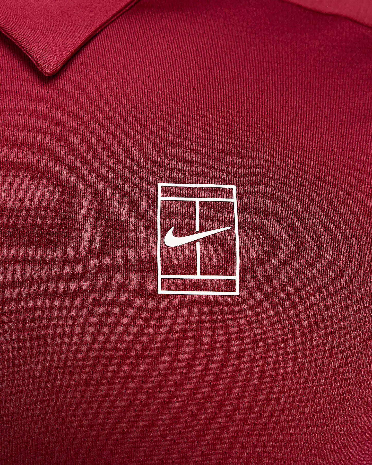 NikeCourt Advantage Men's Dri-FIT Tennis Polo - 2025 - Team Red Gym Red White - FZ6907-677