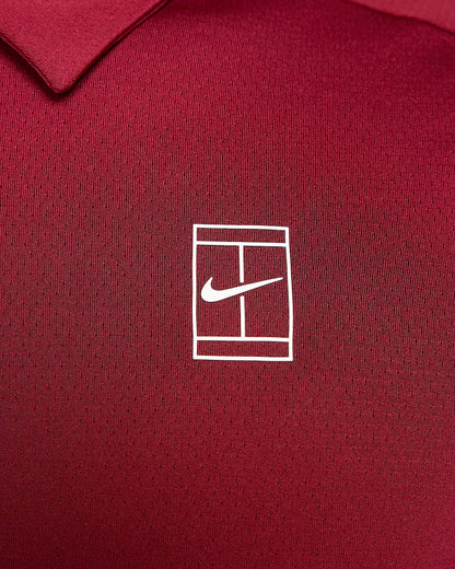 NikeCourt Advantage Men's Dri-FIT Tennis Polo - 2025 - Team Red Gym Red White - FZ6907-677