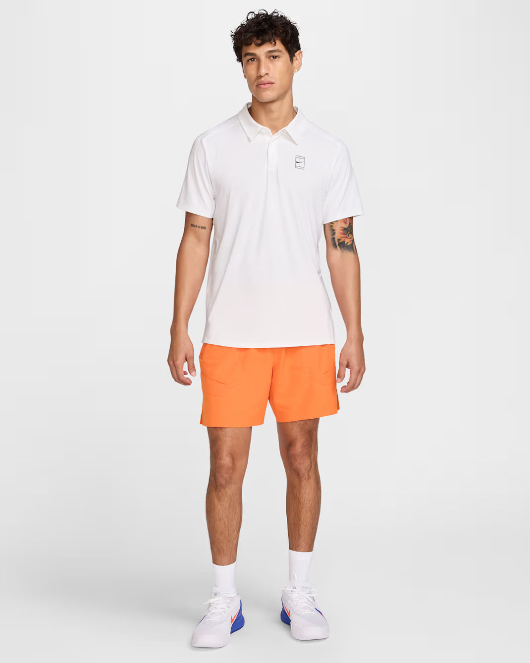 NikeCourt Advantage Men's Dri-FIT Tennis Polo - 2025 - White - FZ6907-100