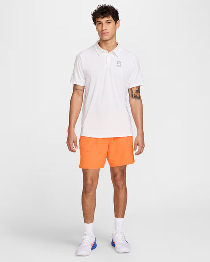 NikeCourt Advantage Men's Dri-FIT Tennis Polo - 2025 - White - FZ6907-100