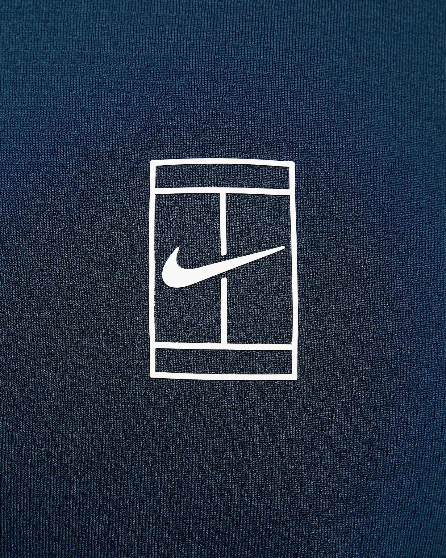 NikeCourt Advantage Men's Dri-FIT Tennis Polo- Armory Navy - Armory Navy White White - FZ6907-478