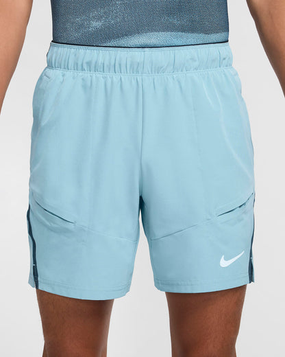 NikeCourt Advantage Men's Dri-FIT 7" Tennis Shorts - Light Blue - FD5336-464