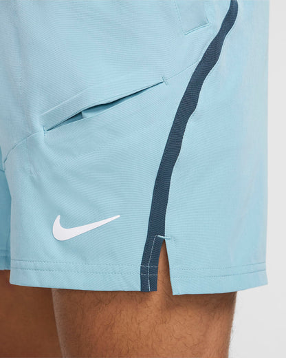 NikeCourt Advantage Men's Dri-FIT 7" Tennis Shorts - Light Blue - FD5336-464
