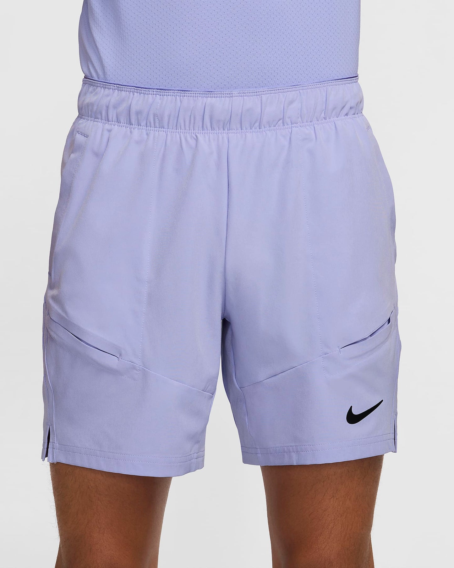 NikeCourt Advantage Men's Dri-FIT 7" Tennis Shorts - Light Purple - FD5336-580