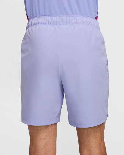 NikeCourt Advantage Men's Dri-FIT 7" Tennis Shorts - Light Purple - FD5336-580