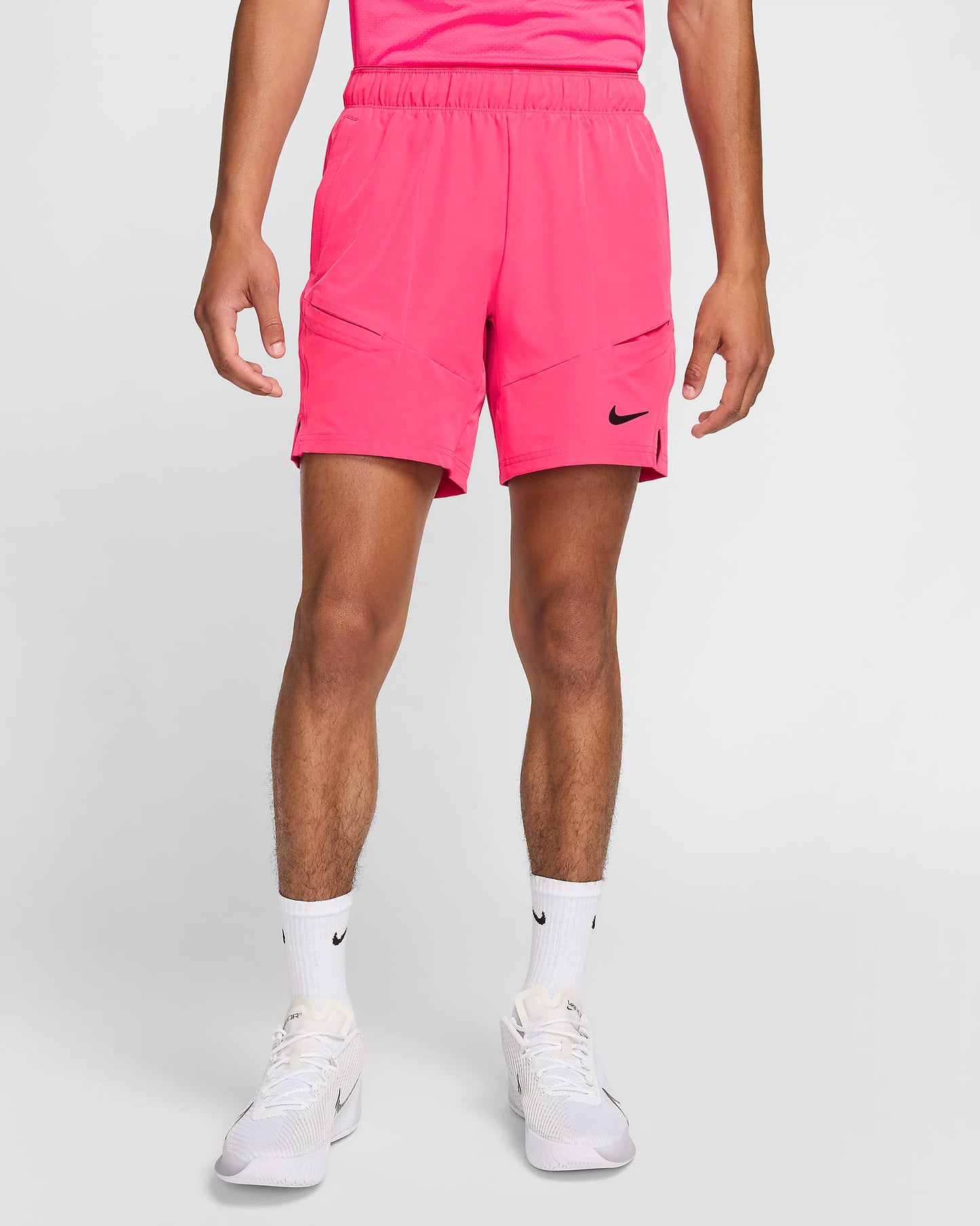 NikeCourt Advantage Men's Dri-FIT 7" Tennis Shorts - Hot Pink - FD5336-629