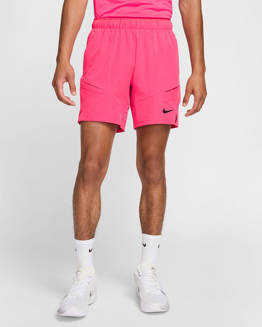 NikeCourt Advantage Men's Dri-FIT 7" Tennis Shorts - Hot Pink - FD5336-629