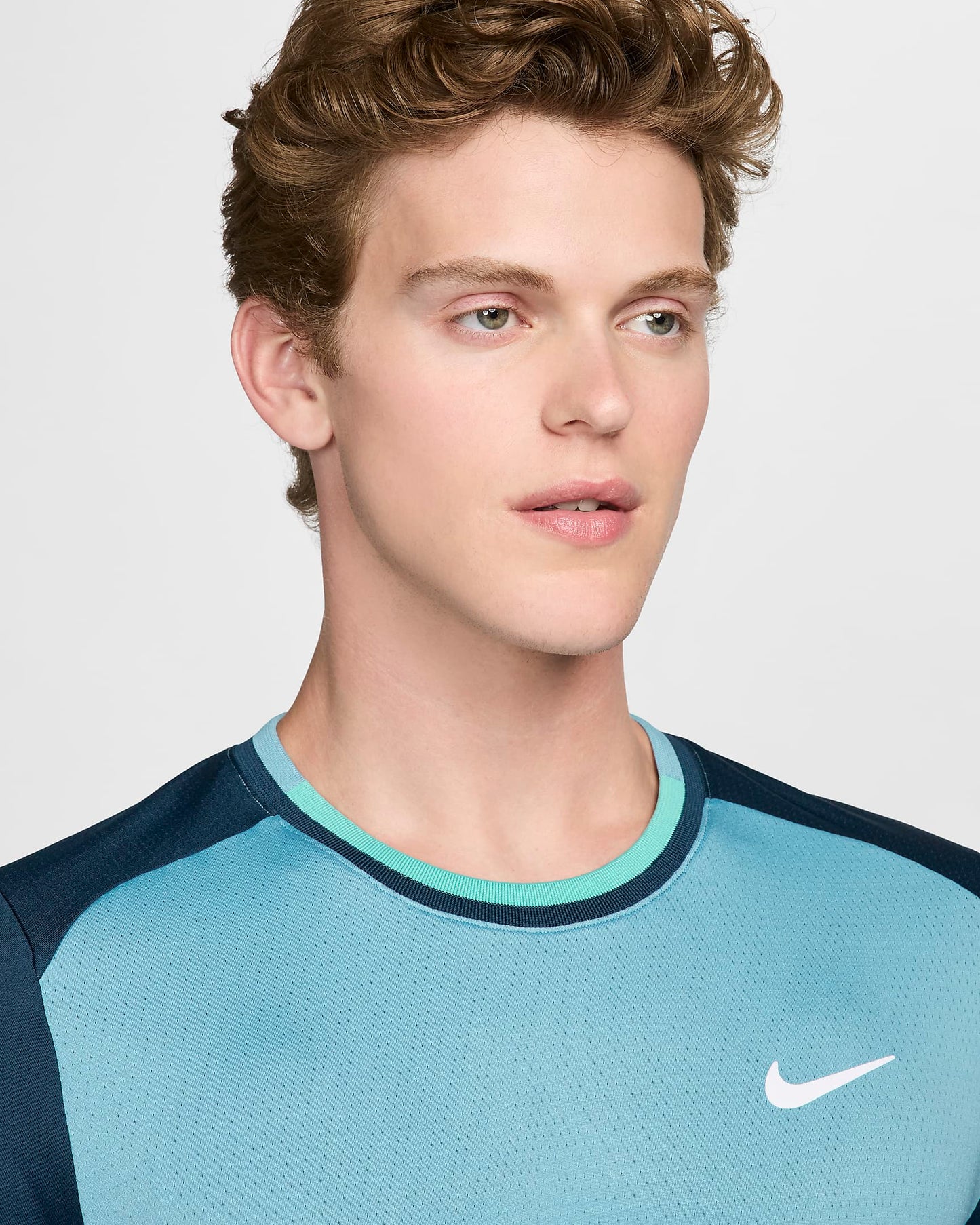 NikeCourt Advantage Men's Dri-FIT Tennis Top - Light Blue - FD5320-464