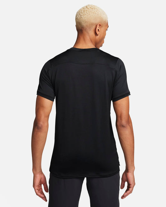 NikeCourt Advantage Men's Dri-FIT Tennis Top - Black White - FD5320-011